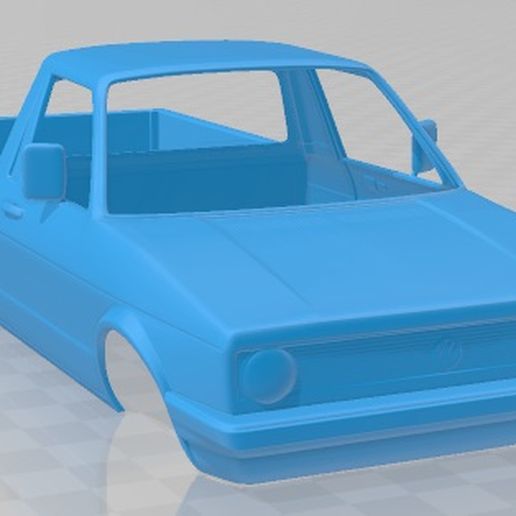 VW Caddy 3d модель