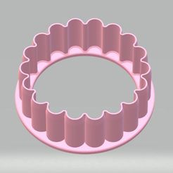 hilda_18er_boden.jpg Archivo STL gratis Rollo Hilda, 18 flores, cortador de galletas, COOKIE CUTTER・Modelo para descargar y imprimir en 3D