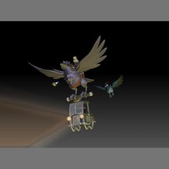 FlyingTaxiPokemon-Sword-and-Shiled-Flying-Taxi.jpg STL-Datei Pokemon Schwert und Shiled Fliegendes Taxi・3D-druckbares Modell zum Herunterladen