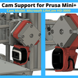 Prusa-Mini-Braket-for-Cam-V2.png Prusa Mini - Webcam Bracket [Microsoft LifeCam HD-3000]