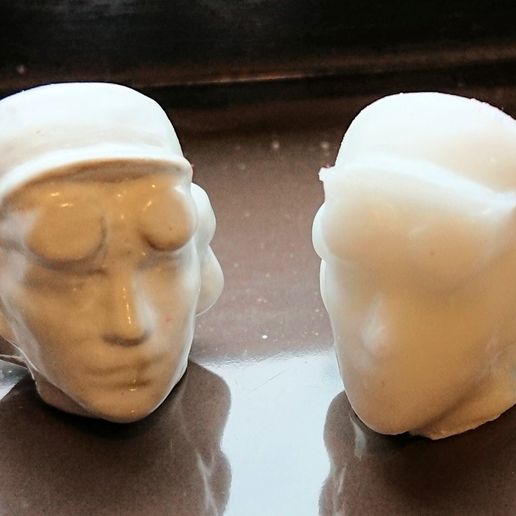 Head from Women of Steel sculpture in Sheffield 3D model