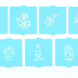 1.png Monster inc stencil set of 7 for Coffee and Baking