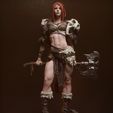 Frente.jpg Barbarian Queen 3D Print