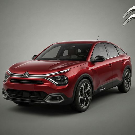 2021 Citroën C4 (C41) - Modern French Crossover - 3D Printable