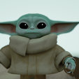 ThePrint3DBoy_Grogu_Keychain0003.png Star Wars - Baby Yoda (Grogu) Keychain