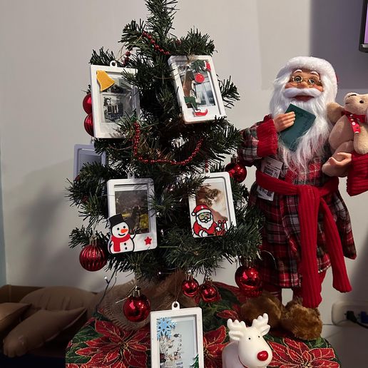 Christmas Tree Instant Photo Frame Ornament