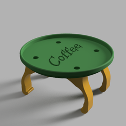Coffee-3.png Archivo STL Posavasos de cubierta・Modelo de impresora 3D para descargar