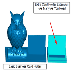 ECH.png STL-Datei Extra Business Card Holder Extension kostenlos・3D-Druck-Idee zum Herunterladen