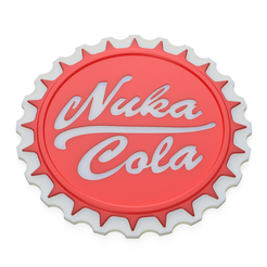 Nuka-cola1.png STL file NUKA COLA BOTTLE CAP COASTER・3D printer design to download, LayersnLines