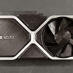 IMG_20230806_203242.jpg NVIDIA RTX 4070 & 4060Ti FOUNDERS EDITION FULLY 3D PRINTABLE 1:1 SCALE WITH SPINNING FANS (BamBu Lab friendly!)