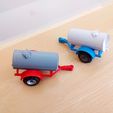 326785c5-f42d-43f7-8c8f-513206fd7b8a.jpg Water Barrel Trailer 1:87  H0 HO Scale