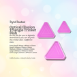 Cover-25.png Optical Illusion Triangle Trinket Dish STL File - Digital Download -5 Sizes- Homeware, Boho Modern Design