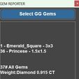 GEM-REPORTER.jpg Bague carrée taille émeraude, vagues et rochers Modèle d'impression 3D