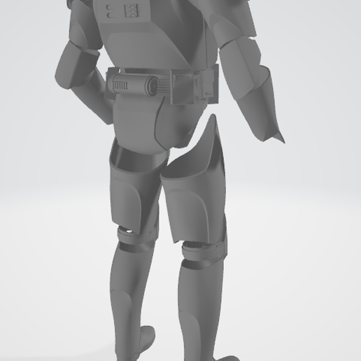 3D file Clone Trooper Armor Kit 1/6・3D printer model to download・Cults