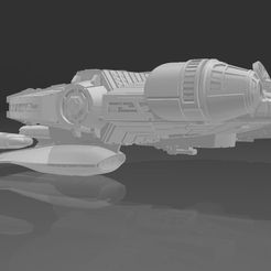 fauconD.jpg STL file FALCON NCC-1977-D・3D printing model to download