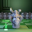 CyborgBishop-back.jpg 2x Chess Set Cyborgs vs. Nature
