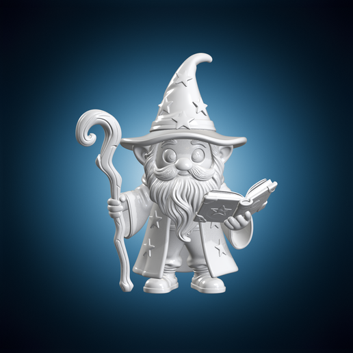 Chibi in Star Robe 3D Print Model Figurine
