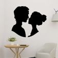 sample.jpg Couples Dating Wall Silhouette
