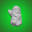 4.png 3D-принт "Счастливый сидящий Санта"! 🎅✨