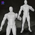00.jpg Cyborg Justice League Action Figures Custom 3D Print Model