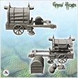2.jpg Set of medieval accessories with wooden caravan and chest (6) - Ork Green Horde Fantasy Beast Chaos Demon Ogre