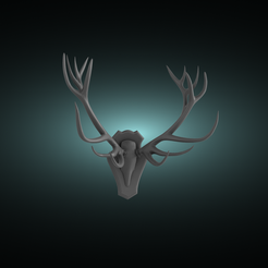 Deer-1.png STL file Deer antlers ver 1・3D printer model to download
