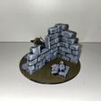 IMG_1715.jpeg Tabletop RPG Ruins Set Fantasy Wargames Scene Castle Scenery 28-32mm