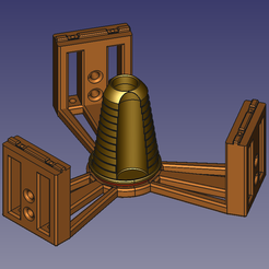 Model_Hard_disk_bearing.png Fichier STL gratuit Porte-bobine interne Anycubic Kossel Plus Top - Fixe・Design à télécharger et à imprimer en 3D