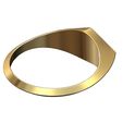 Lozenge-signet-ring-size5to9-09.jpg STL-Datei Thin Lozenge Shaped Siegelring US Größen 5to9 3D-Druck Modell・Design für den 3D-Druck zum Herunterladen