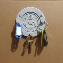 20201129_110607.jpg Wall mounted key ring (Stitch)