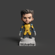Wolverine_Rendered-9.png Chibi Wolverine Comic Suit Marvel 3D STL