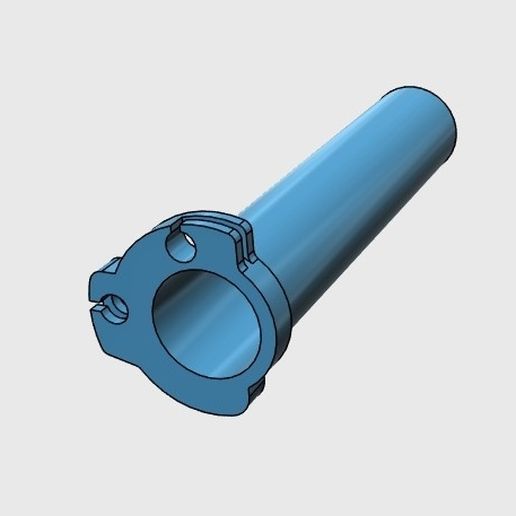 Motorcycle acceleration handle 3D model