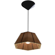 Modelo-18-Marrom-4.png CEILING LIGHT LAMP 3D PRINT AND LASER CUT FILES MODEL 18
