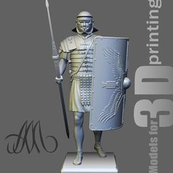 Legio_Face.jpg Fichier STL Légionnaire romain・Modèle à télécharger et à imprimer en 3D