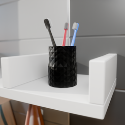 1.png Multi Purpose Pen / Pencil  / Makeup Organizer - Vase Mode
