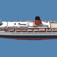3.jpg Cunard RMS Queen Elizabeth 2 (QE2) ocean liner 3D print model - latest years version