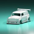 Front-view-2.jpg Hotwheels '67 Austin Mini Van Street Hunter Wide Kit
