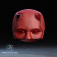 Render_9.png Daredevil Born Again Helmet 3D Printer File STL
