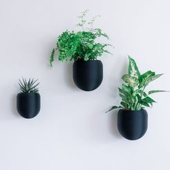 MattBaldwinDesign-May21-39.jpg STL file Wall Mounted Planter, Small・3D printer model to download