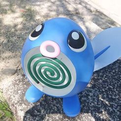 223858900_1000817263794071_159925475003074534_n.jpg STL file Poliwag mosquito repellent base・3D printing design to download