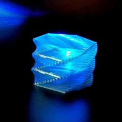 hexlight2.jpg Free 3D file Hex Spiral Tealight Vase・3D printable model to download