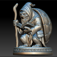 YOUHKJ.png Elder Shellsage - Tartaruga Feiticeira Estatueta para impressão 3D