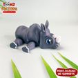 19.jpg Fichier STL MIGNON FLEXI RHINO ARTICULÉ・Design pour imprimante 3D à télécharger