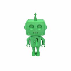 IMG_20210111_111459.jpg Free STL file Cyber_Rob the robot (3D printer test)・3D printing design to download, Cyber_3dprinter
