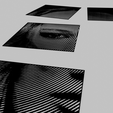 1-messed-up.png WALL ART - FACE OF JENNIFER LAWRENCE 1