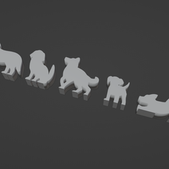Screenshot_20.png STL file Super Pack Meeple Dogs - (EASY TO PRINT - NO SUPPORT)・3D printable model to download