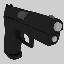 ResidentEvilHandGunView5.jpg Handgun 3D Model