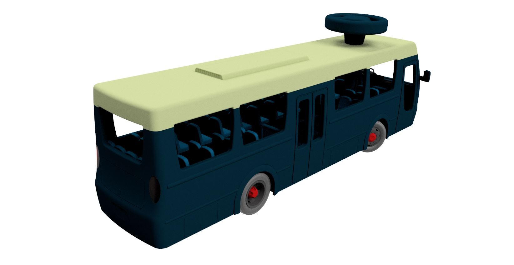 3D file Line bus・3D printable model to download・Cults