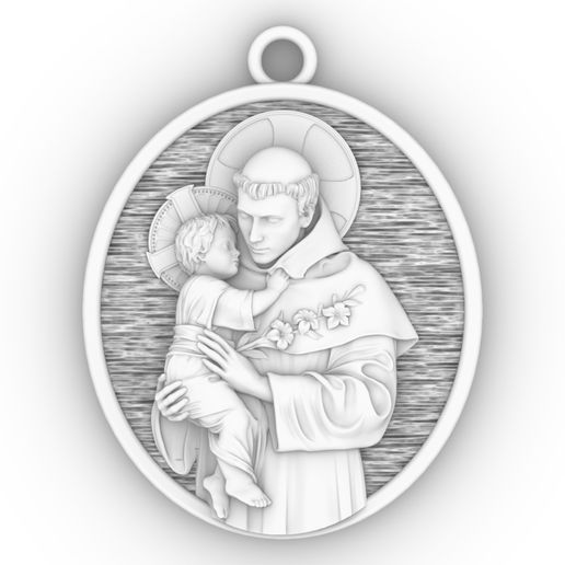 Medal Michael Archangel - Medalha Sao Miguel 3D model
