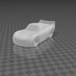 3D Printed Cars Saetta Lightning McQueen by paulboni95